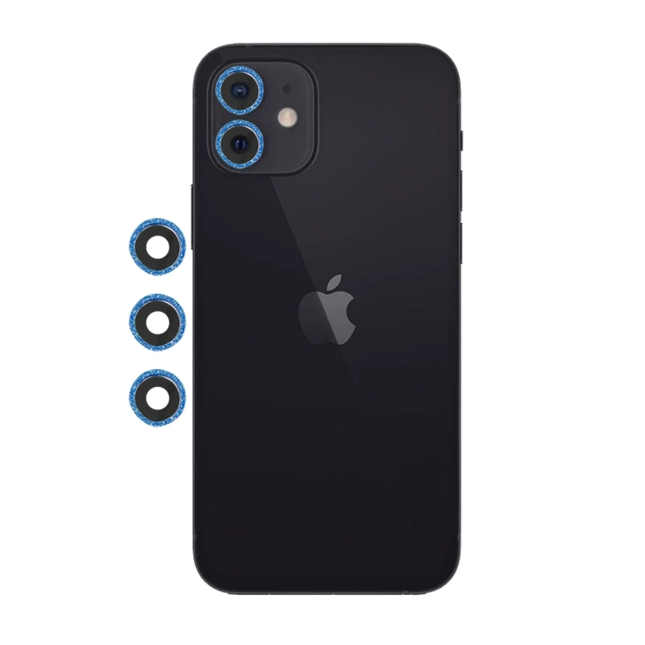 BFS  iPhone 12 Shine Kamera Lens - Mavi