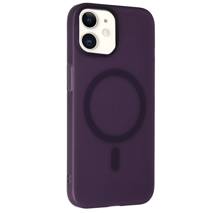 BFS  iPhone 12 Tuna PC Slim Magsafe Kapak - Derin Mor