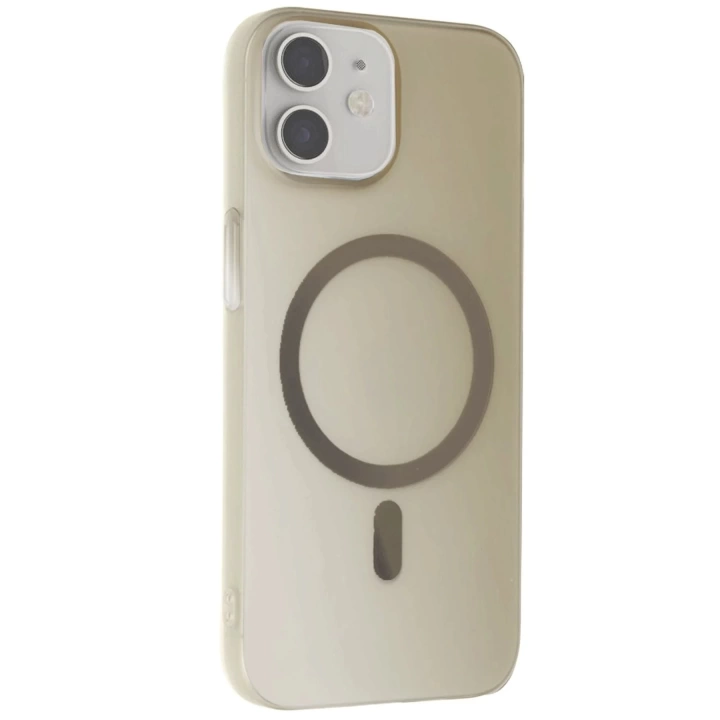 BFS  iPhone 12 Tuna PC Slim Magsafe Kapak - Titan Gri