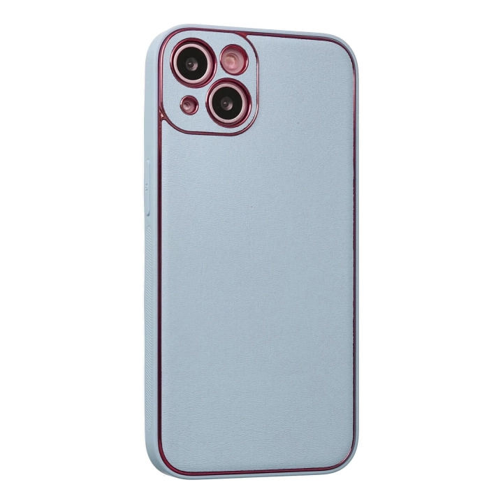 BFS iPhone 13 Kılıf Coco Deri Silikon Kapak - Turkuaz