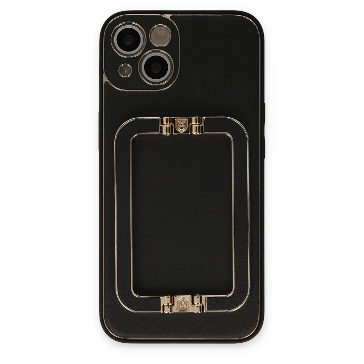 BFS  iPhone 13 Kılıf Coco Elit Kapak - Siyah