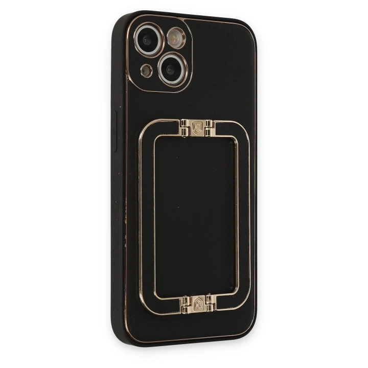 BFS  iPhone 13 Kılıf Coco Elit Kapak - Siyah