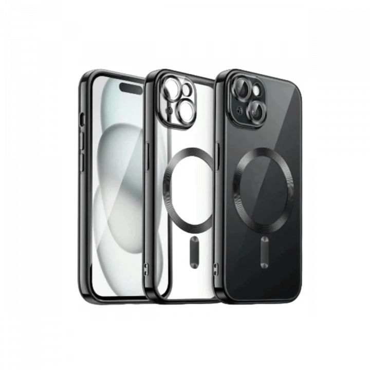 BFS  iPhone 13 Kılıf Kross Magneticsafe Kapak - Siyah