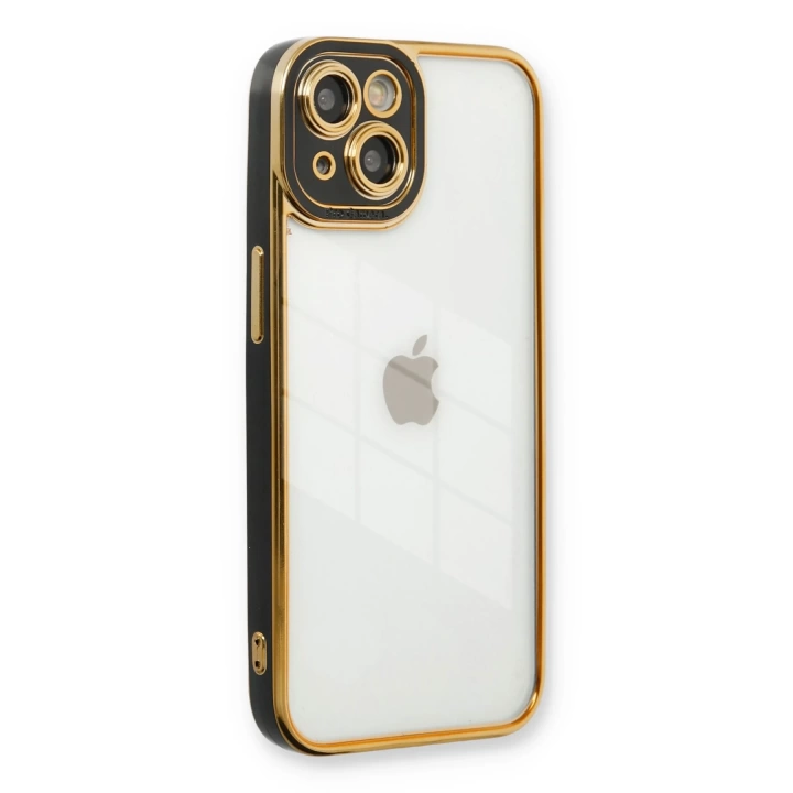 BFS  iPhone 13 Kılıf Liva Lens Silikon - Siyah