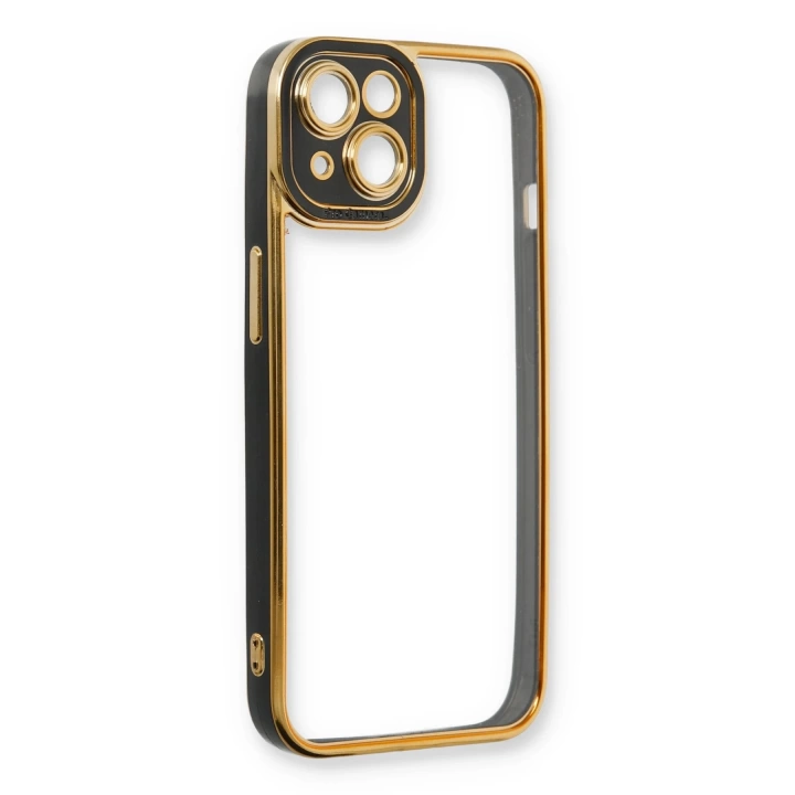BFS  iPhone 13 Kılıf Liva Lens Silikon - Siyah