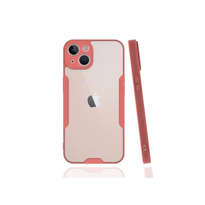 BFS  iPhone 13 Kılıf Platin Silikon - Pembe