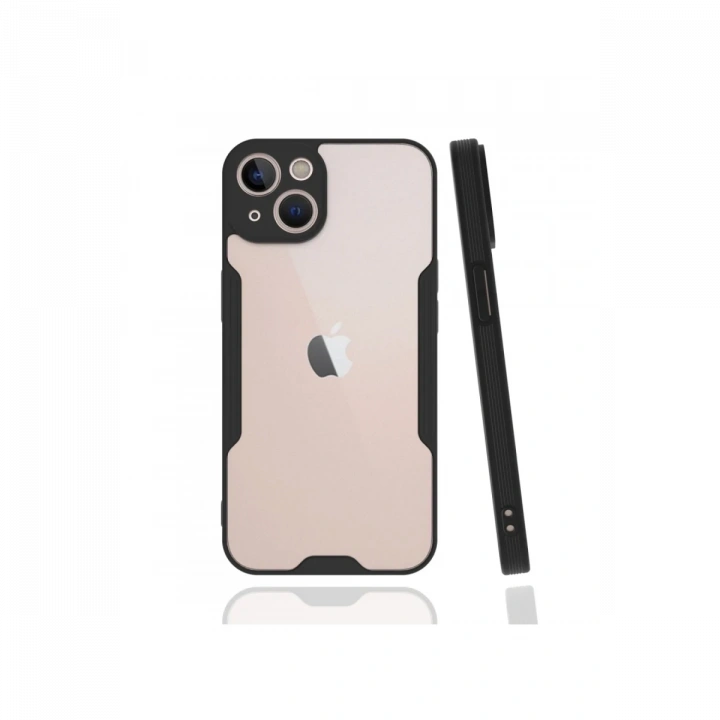 BFS  iPhone 13 Kılıf Platin Silikon - Siyah