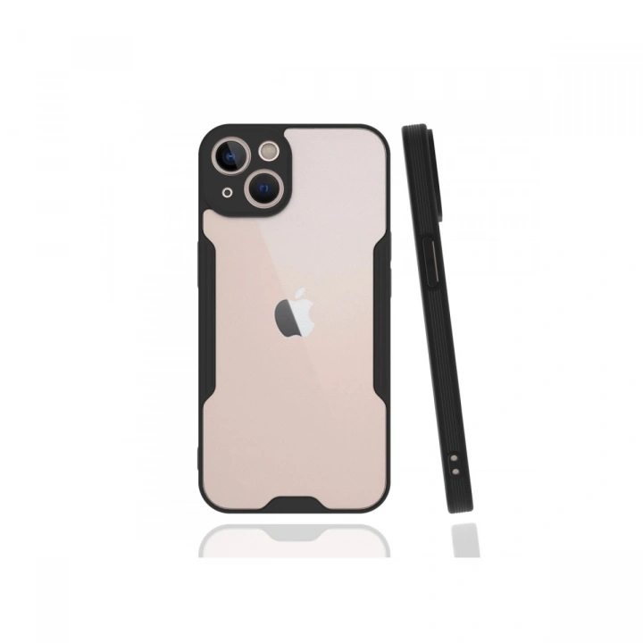 BFS  iPhone 13 Kılıf Platin Silikon - Siyah