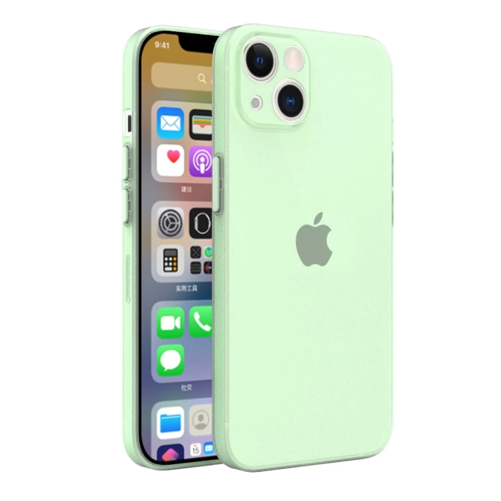 BFS  iPhone 13 Kılıf Puma Silikon - Açık Yeşil