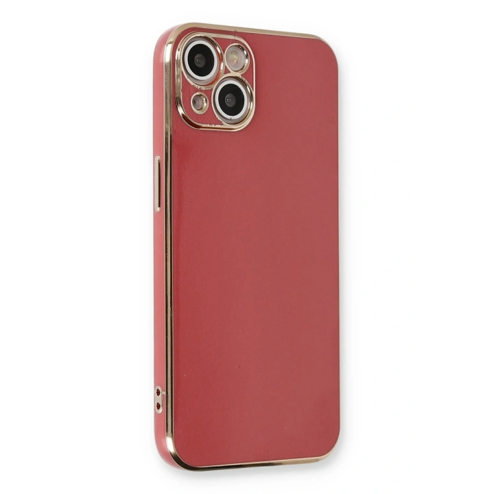 BFS  iPhone 13 Kılıf Volet Silikon - Kırmızı