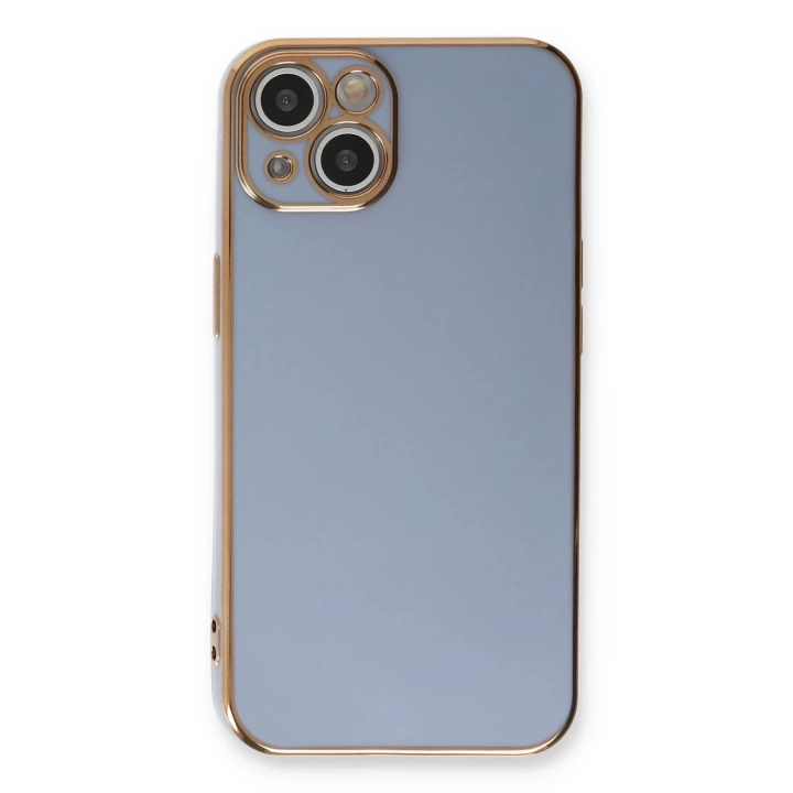 BFS  iPhone 13 Kılıf Volet Silikon - Mavi