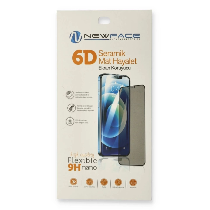 BFS  iPhone 13 Mini 6D Mat Seramik Hayalet Nano Ekran Koruyucu