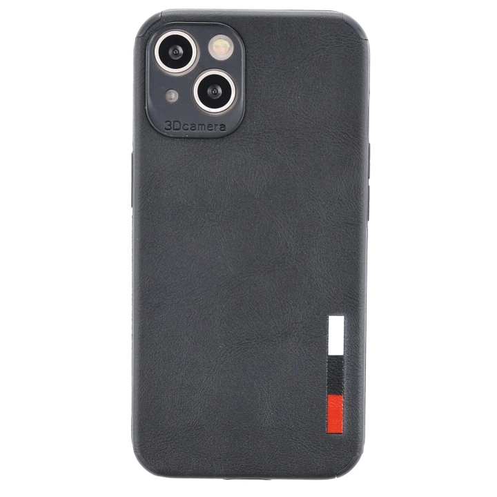 BFS  iPhone 13 Mini Kılıf Loop Deri Silikon - Siyah