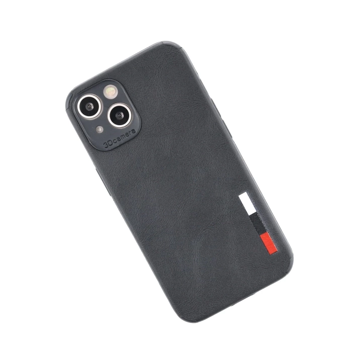 BFS  iPhone 13 Mini Kılıf Loop Deri Silikon - Siyah