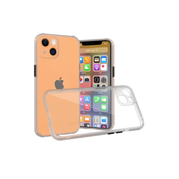 BFS  iPhone 13 Mini Kılıf Miami Şeffaf Silikon - Şeffaf