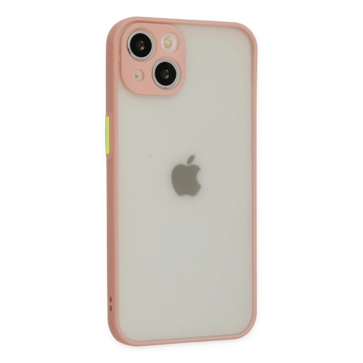 BFS  iPhone 13 Mini Kılıf Montreal Silikon Kapak - Pembe