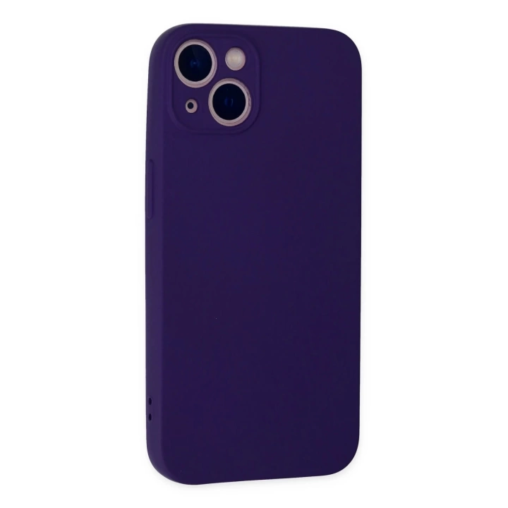 BFS  iPhone 13 Mini Kılıf Nano içi Kadife Silikon - Mor