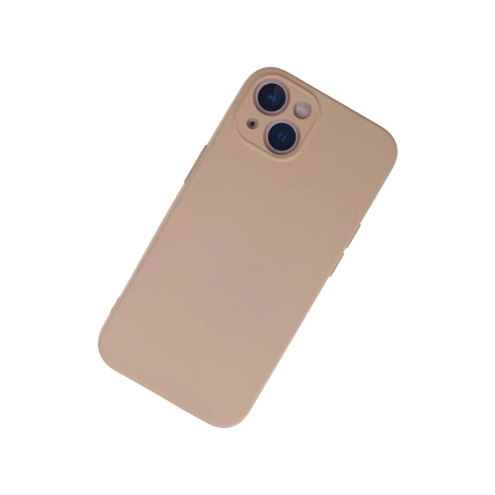 BFS  iPhone 13 Mini Kılıf Nano içi Kadife Silikon - Pudra