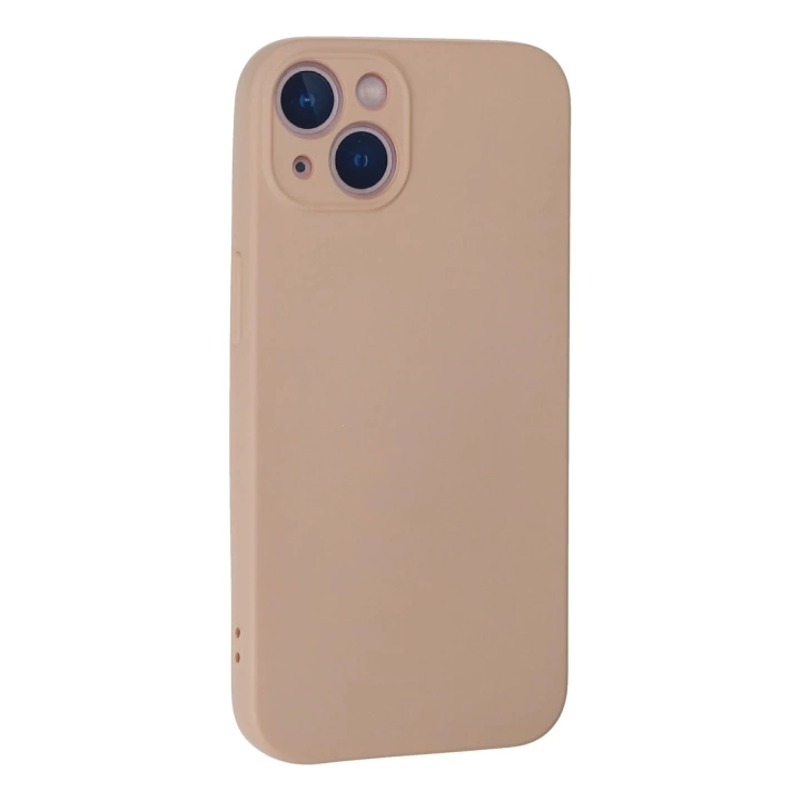 BFS  iPhone 13 Mini Kılıf Nano içi Kadife Silikon - Pudra