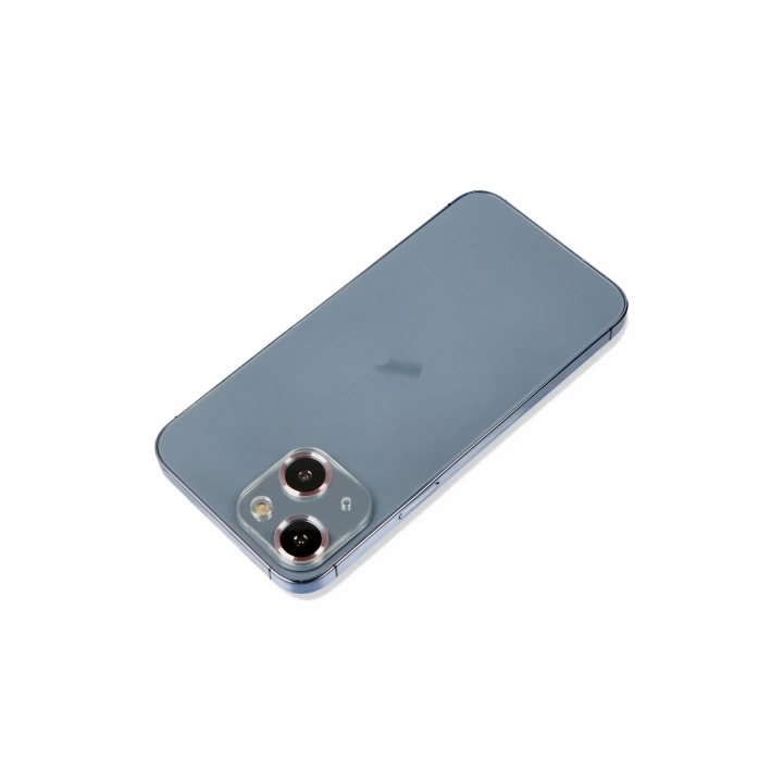 BFS  iPhone 13 Mini Metal Kamera Lens Koruma Cam - Mor