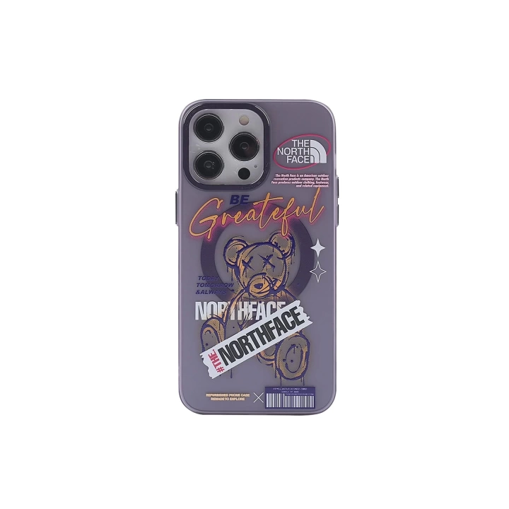 BFS  iPhone 13 Pro Kılıf Apollo Magneticsafe Desenli Kapak - Apollo Mor - 2