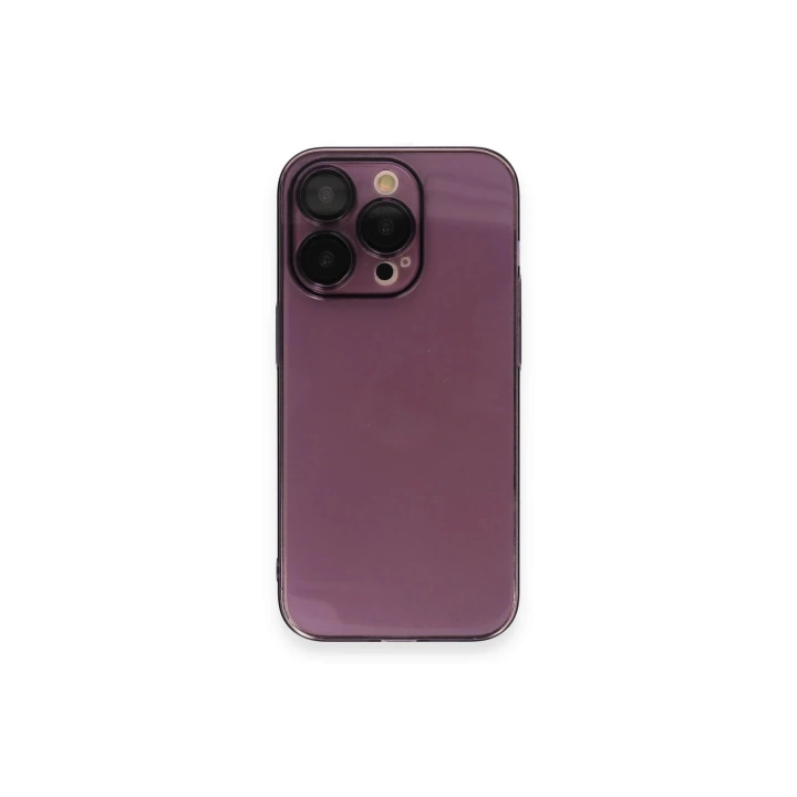 BFS  iPhone 13 Pro Kılıf Armada Lensli Kapak - Derin Mor