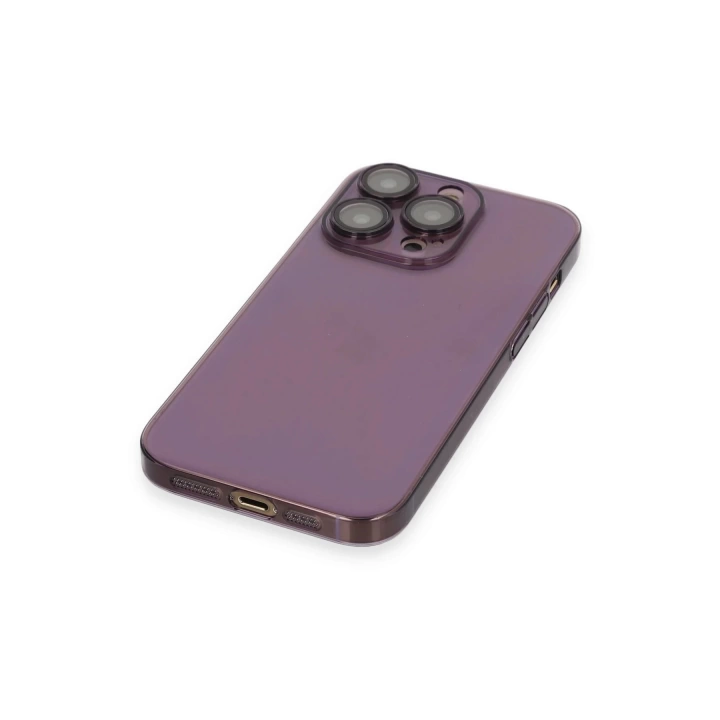 BFS  iPhone 13 Pro Kılıf Armada Lensli Kapak - Derin Mor