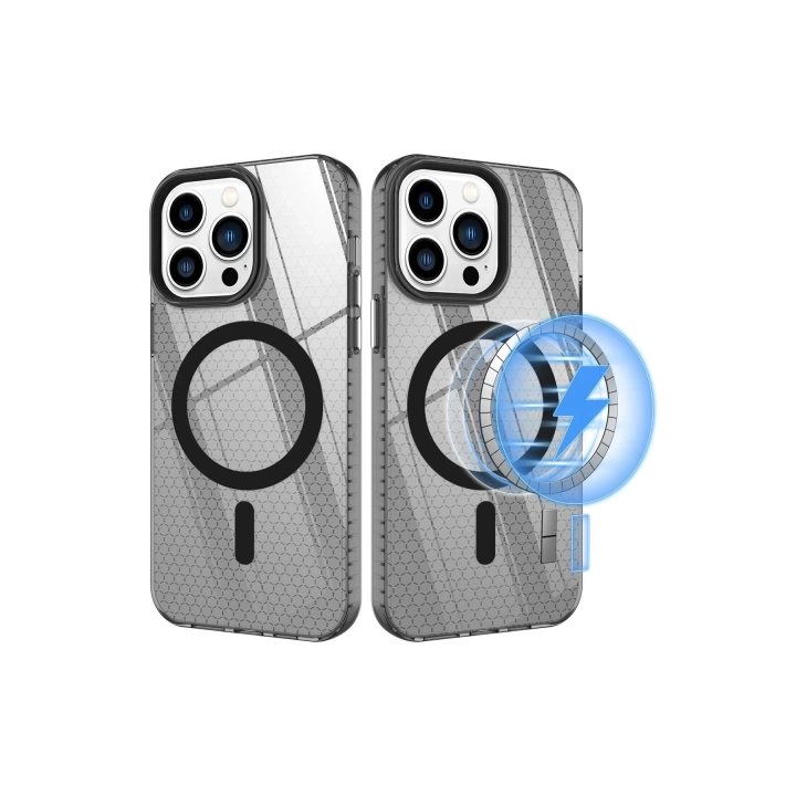 BFS  iPhone 13 Pro Kılıf Beta Magneticsafe Silikon - Siyah