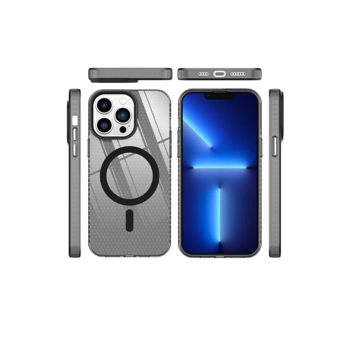 BFS  iPhone 13 Pro Kılıf Beta Magneticsafe Silikon - Siyah