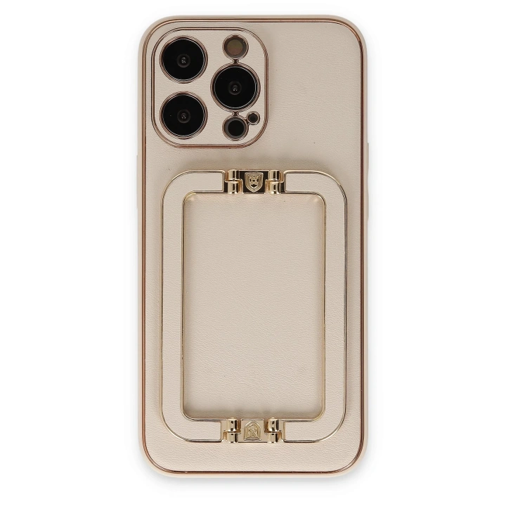 BFS  iPhone 13 Pro Kılıf Coco Elit Kapak - Gold