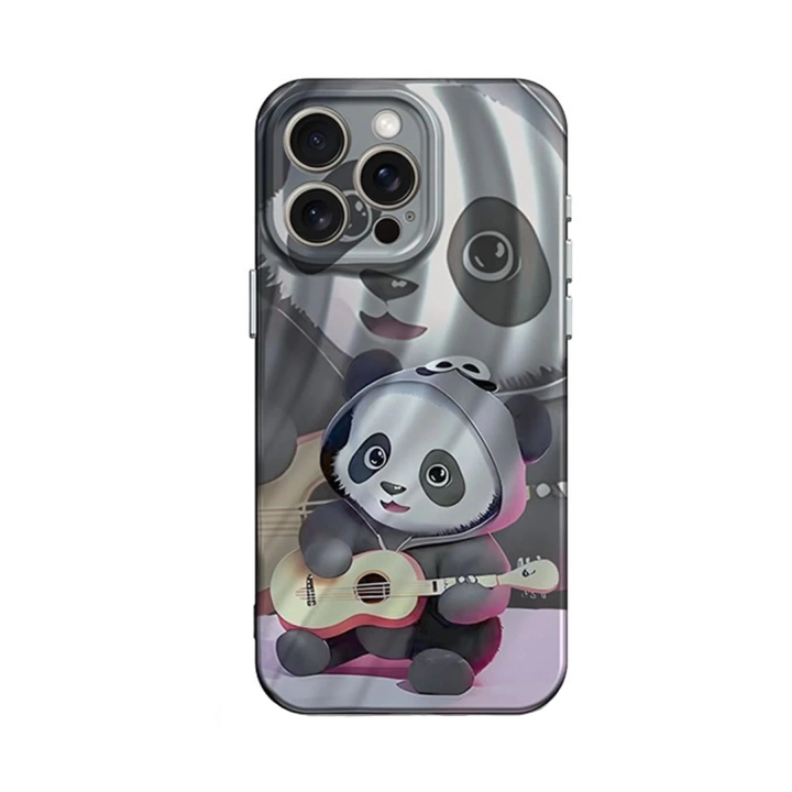 BFS  iPhone 13 Pro Kılıf Crew Desenli Kapak - Panda