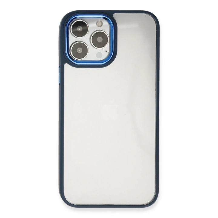 BFS  iPhone 13 Pro Kılıf Dora Kapak - Mavi