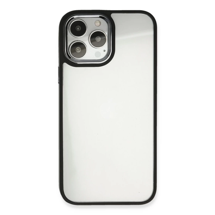 BFS  iPhone 13 Pro Kılıf Dora Kapak - Siyah