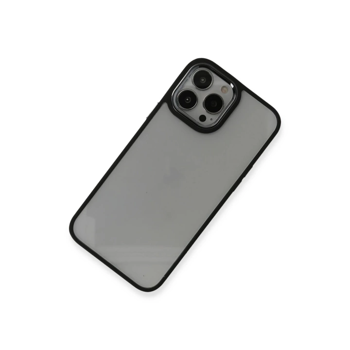 BFS  iPhone 13 Pro Kılıf Dora Kapak - Siyah