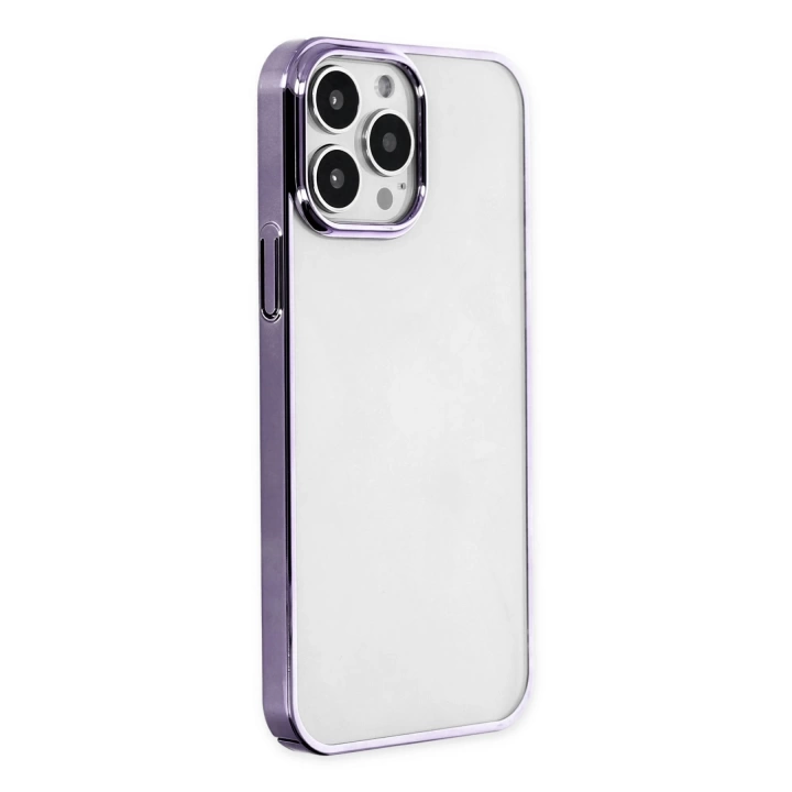 BFS  iPhone 13 Pro Kılıf Element Silikon - Mor