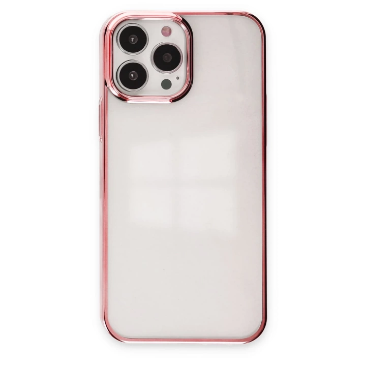 BFS  iPhone 13 Pro Kılıf Element Silikon - Pembe