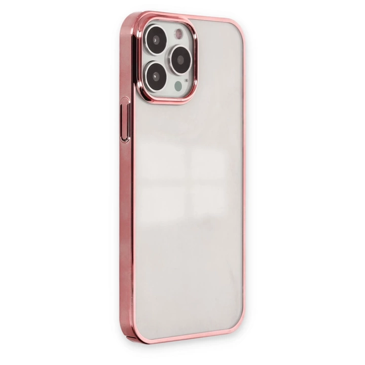 BFS  iPhone 13 Pro Kılıf Element Silikon - Pembe