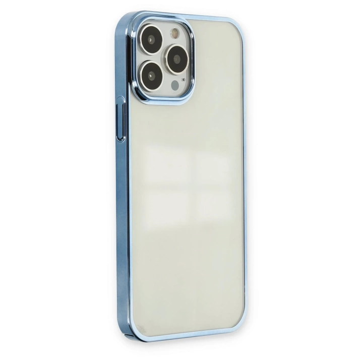 BFS  iPhone 13 Pro Kılıf Element Silikon - Sky Blue
