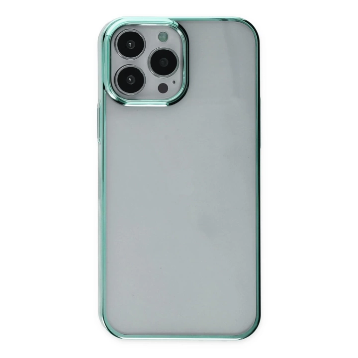 BFS  iPhone 13 Pro Kılıf Element Silikon - Yeşil