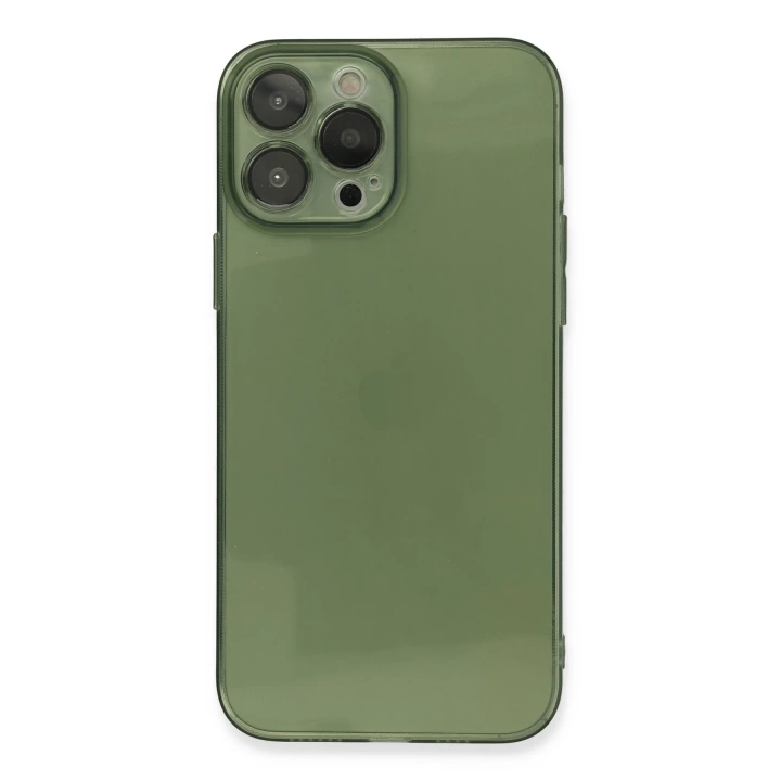 BFS  iPhone 13 Pro Kılıf Fly Lens Silikon - Yeşil