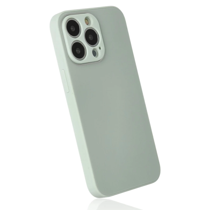 BFS  iPhone 13 Pro Kılıf Glass Kapak - Turkuaz