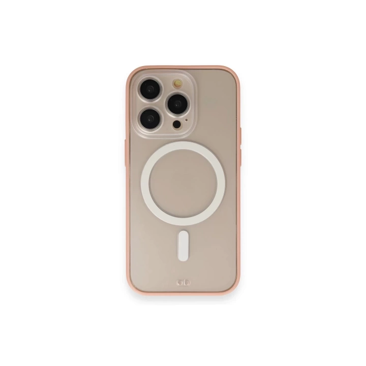 BFS  iPhone 13 Pro Kılıf Grand Magneticsafe Kapak - Pembe