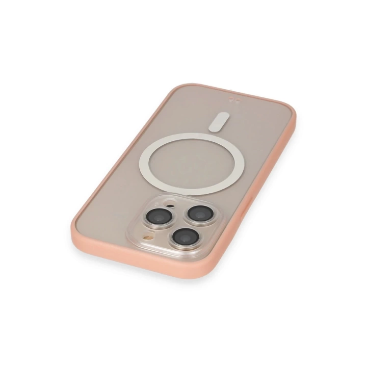 BFS  iPhone 13 Pro Kılıf Grand Magneticsafe Kapak - Pembe