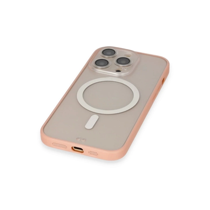 BFS  iPhone 13 Pro Kılıf Grand Magneticsafe Kapak - Pembe