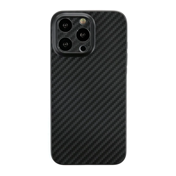 BFS  iPhone 13 Pro Kılıf Karbon PP Silikon - Siyah