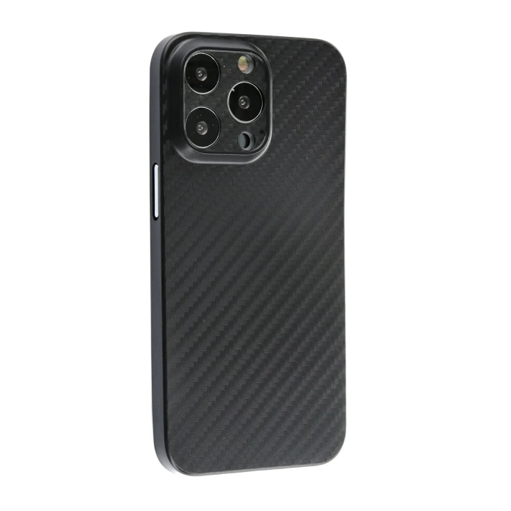 BFS  iPhone 13 Pro Kılıf Karbon PP Silikon - Siyah
