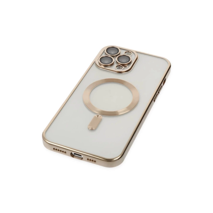 BFS  iPhone 13 Pro Kılıf Kross Magneticsafe Kapak - Gold