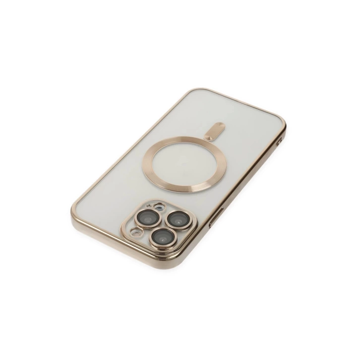 BFS  iPhone 13 Pro Kılıf Kross Magneticsafe Kapak - Gold
