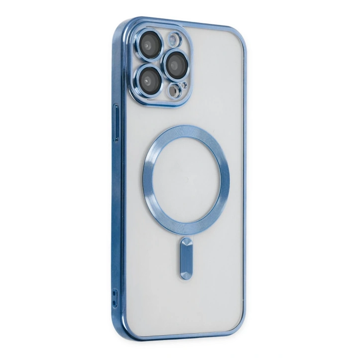 BFS  iPhone 13 Pro Kılıf Kross Magneticsafe Kapak - Sierra Blue