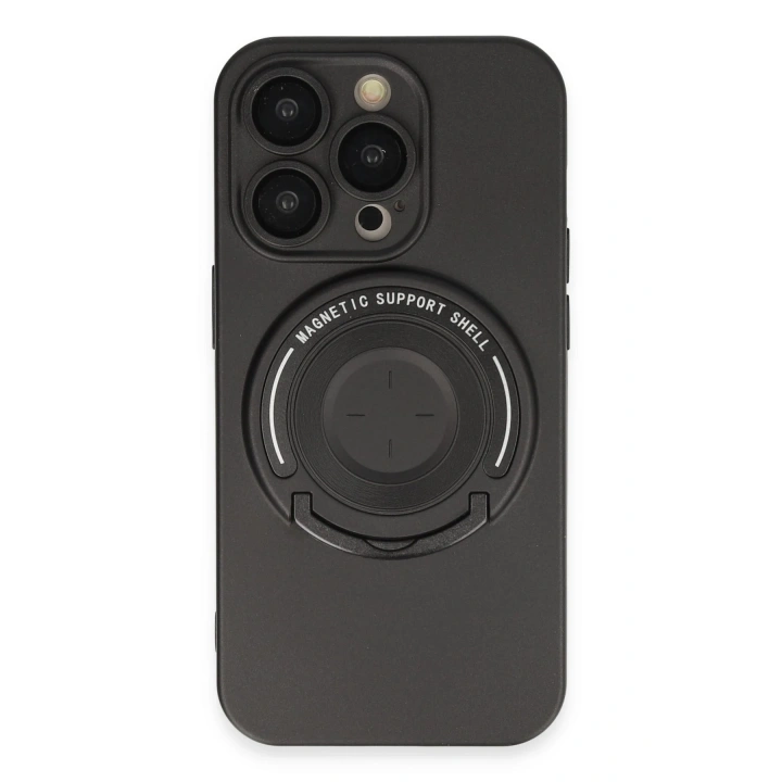 BFS  iPhone 13 Pro Kılıf Lukka Magneticsafe Kapak - Siyah